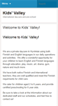 Mobile Screenshot of kidsvalley.fi